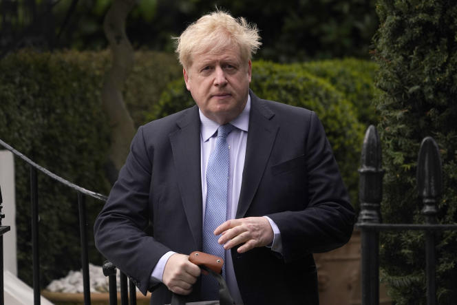 Boris Johnson, in London (United Kingdom), March 22, 2023.