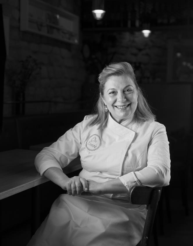 Dina Nikolaou, chef of the Evi Evane restaurant, in Paris, May 19, 2023.