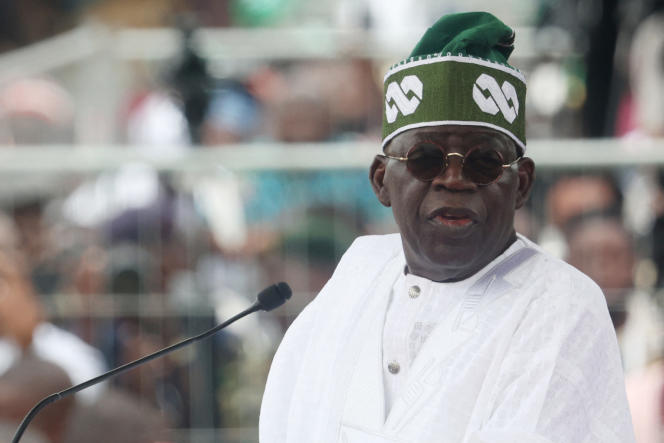 Nigeria's new president, Bola Tinubu, in Abuja, May 29, 2023.