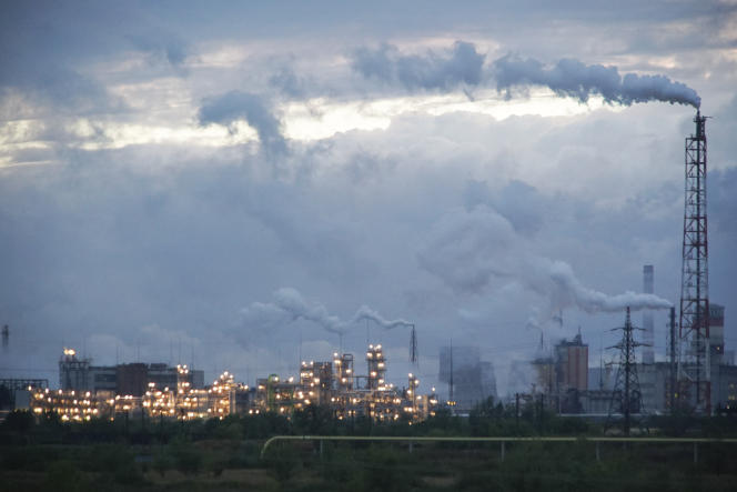 The chemical plant in Togliatti, Russia, where the sabotaged pipe started. 