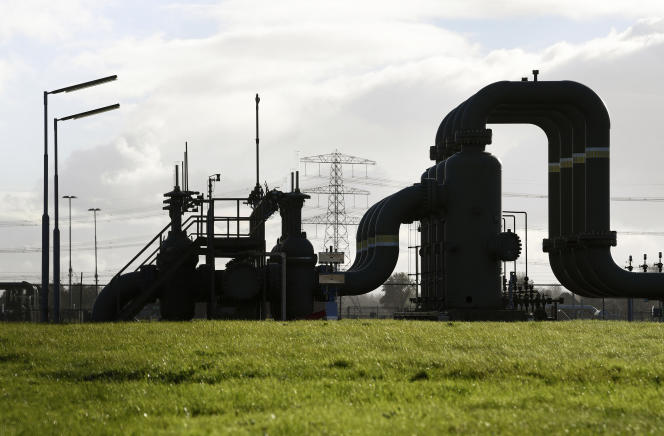 A gas installation near Garelsweerd in the northern province of Groningen, the Netherlands, in November 2021. 