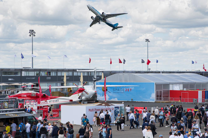 At the Paris Air Show, in June 2019.
