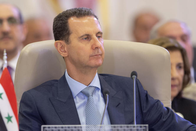 Bashar Al-Assad at the Arab League summit in Jeddah, Saudi Arabia on May 19.