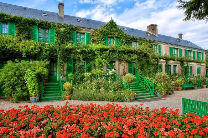 Claude Monet moved into his home in Ginerny in 1883. 