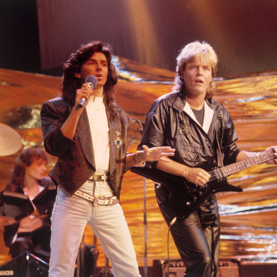 From 1983 to 2003 Thomas Anders and Dieter Bohlen were a pop duo "Modern Talking" on stage.