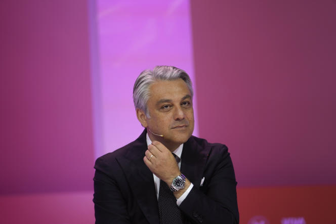 Luca de Meo, CEO of Renault, at the VivaTech show in Paris, June 14, 2023.