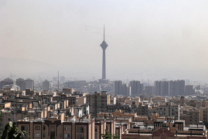View of Tehran, September 26, 2022