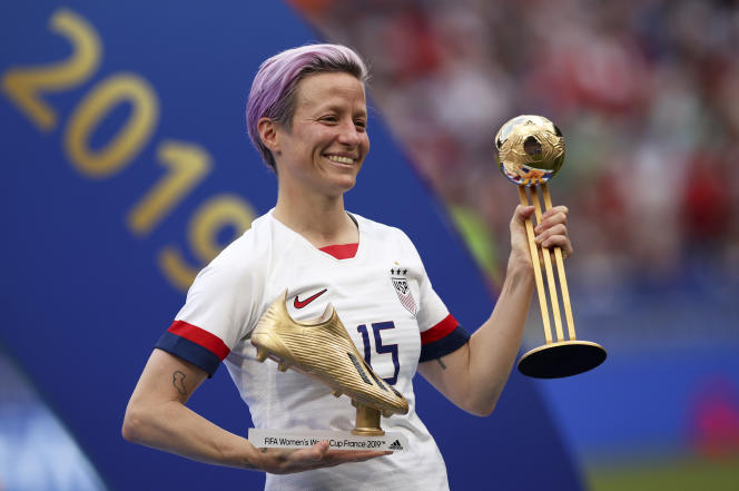 Megan Rapinoe during the United States' victory at the 2019 Women's World Cup.