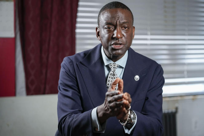 New York City Council candidate Yusef Salaam during an interview with The Associated Press in New York City on May 24, 2023.