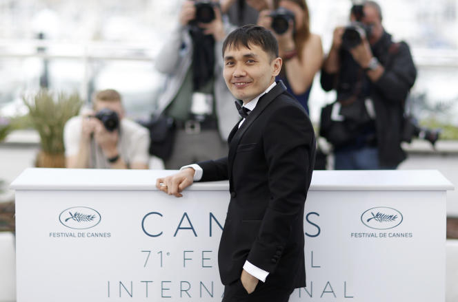 Adilkhan Yerzhanov at the 71ᵉ Cannes Film Festival in May 2018.