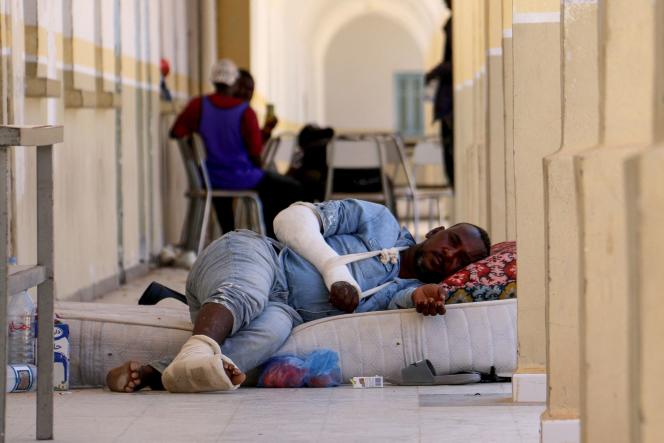 In Sfax, Tunisia, on July 12, 2023, after a week of violence against sub-Saharan migrants.