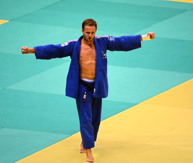 Ugo Legrand at the World Judo Championships in Rio de Janeiro (Brazil), August 28, 2013.