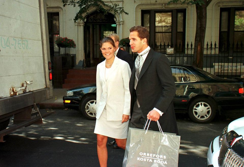 Princess Victoria and Daniel Collert in New York in October 1999.
