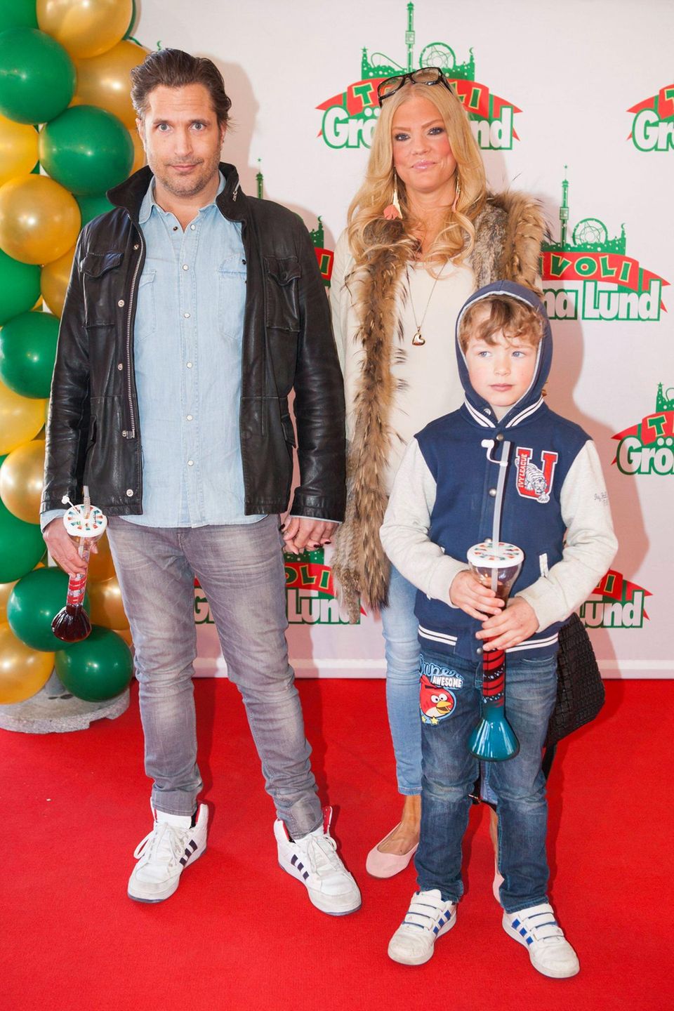 Daniel Collert started a family with nurse Josefine Davidson after dating Princess Victoria, here with son Jack at an event in 2014. 