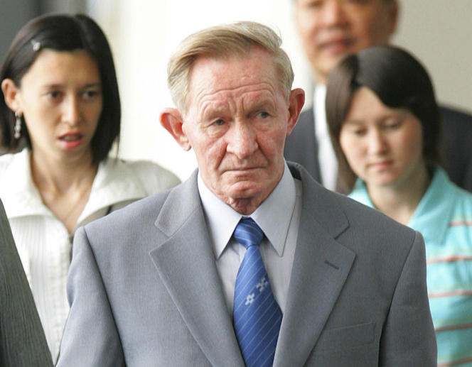 Former serviceman Charles Jenkins, famous for his desertion to North Korea, pictured June 14, 2005, in Tokyo, Japan.