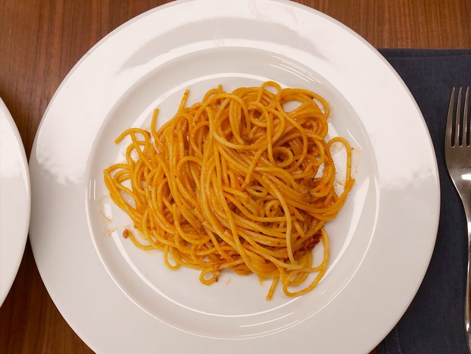 Plate of spaghetti
