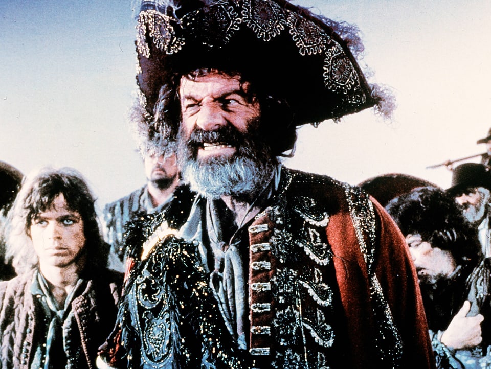 A pirate in a movie from the 80's.