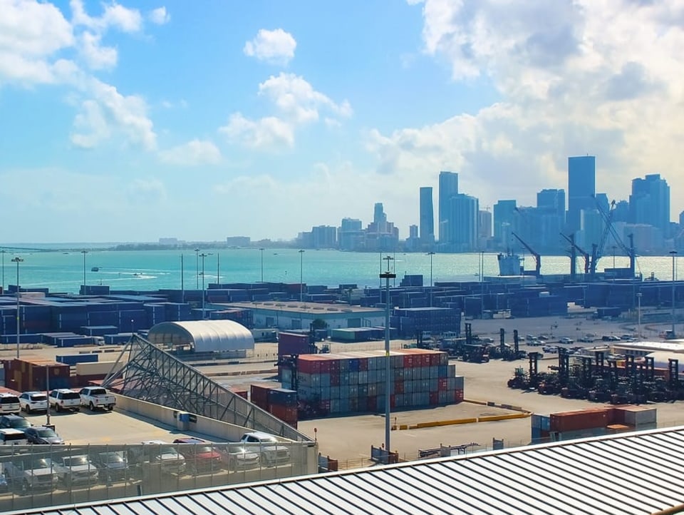 The Port of Miami. 