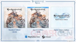 Granblue Fantasy Relink digital editions Europe 23 08 2023