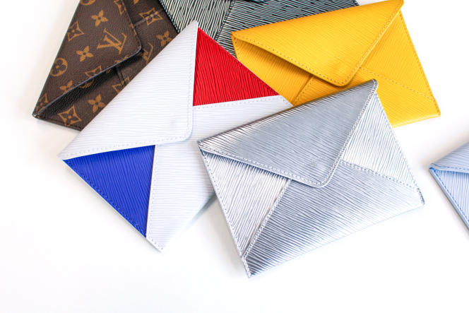 Leather envelopes from Louis Vuitton.