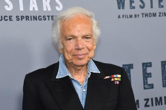 Stylist Ralph Lauren, founder of the brand of the same name, on October 16, 2019 in New York.