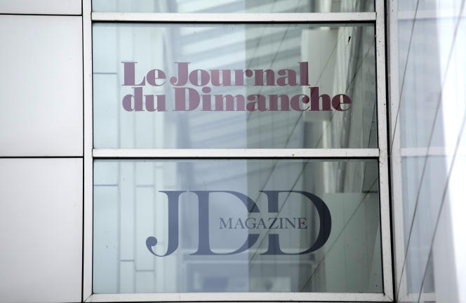 The headquarters of Lagardère News, in Paris, on August 1, 2023.