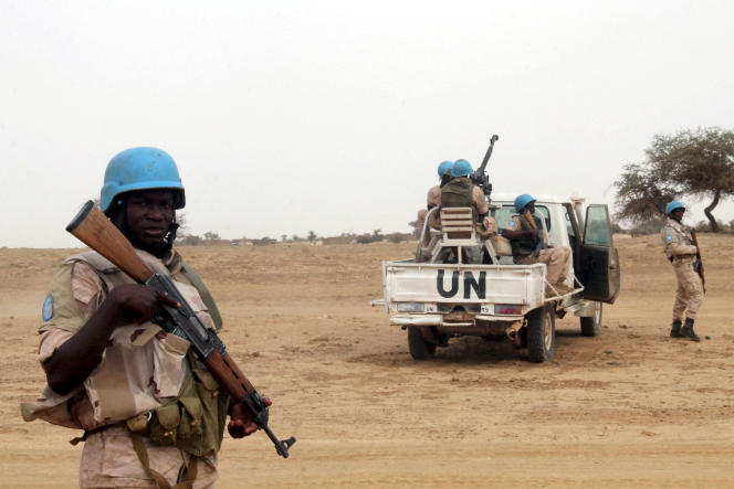 UN peacekeepers in Mali, May 13, 2015.