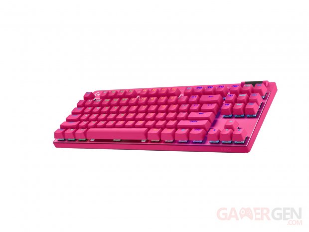 Logitech keyboard Pro X TKL PINK 3QTR L