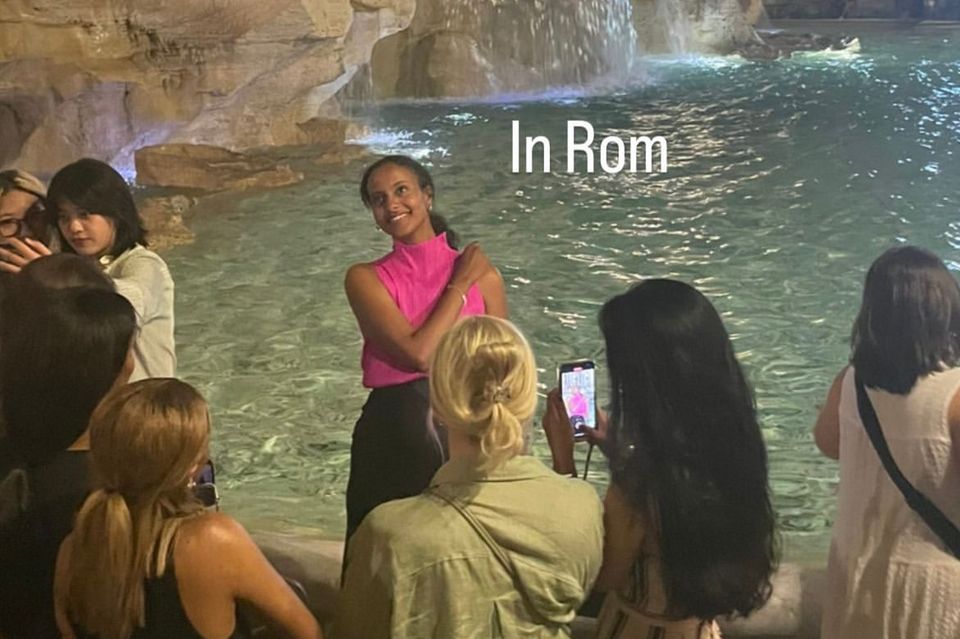 Sara Nur at her JGA in Rome