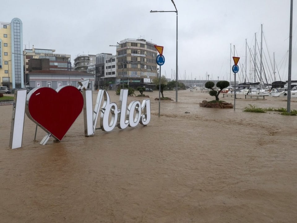 Floods in Greece.