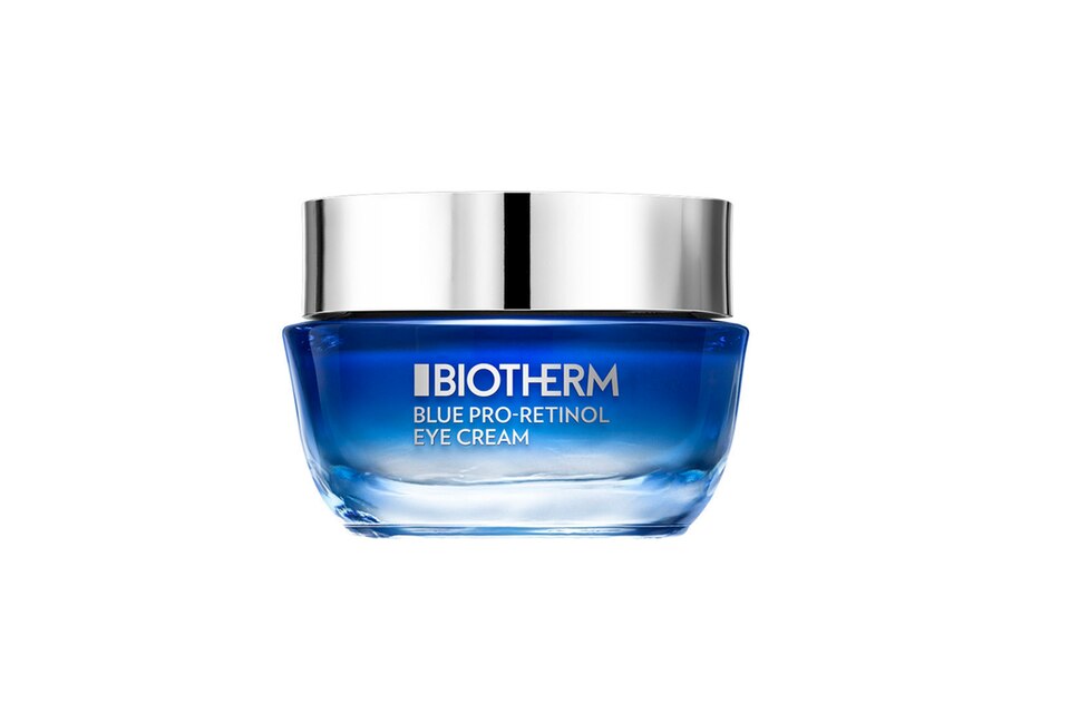 Anti-age care: For example, “Blue Pro-Retinol Eye Cream” from Biotherm, 15 ml approx. 59 euros.