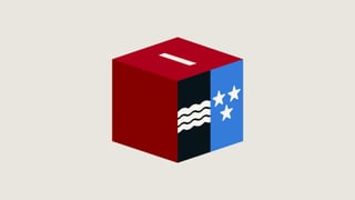 Symbol ballot box canton of Aargau