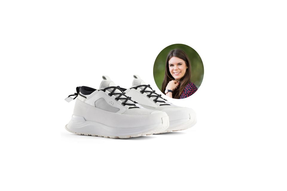 Fashion and beauty editor Jessica fell in love with Canada Goose's Glacier Trail sneakers. 