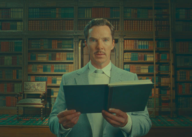 Henry Sugar (Benedict Cumberbatch) in “The Wonderful Story of Henry Sugar”, by Wes Anderson, after Roald Dahl.