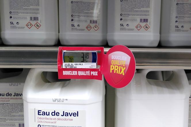 A product stamped “BQP”, in a supermarket in Fort-de-France, Martinique, September 23, 2023.