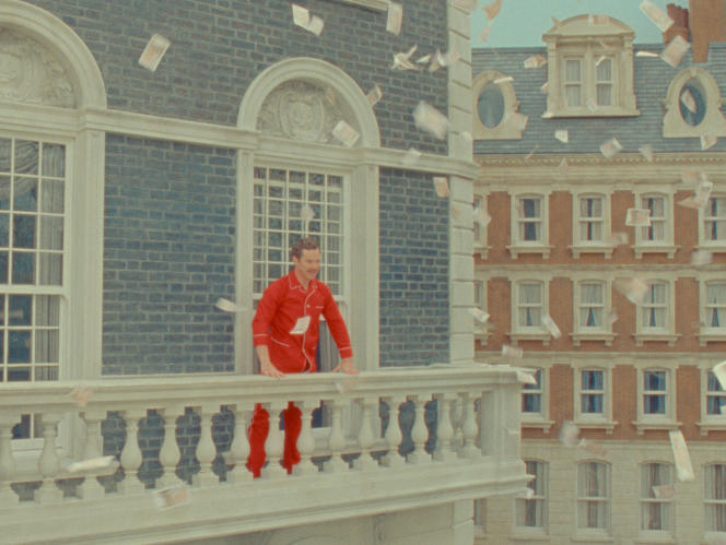 Henry Sugar (Benedict Cumberbatch) in “The Wonderful Story of Henry Sugar”, by Wes Anderson, after Roald Dahl.