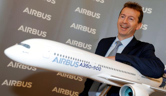 Guillaume Faury, executive president of Airbus, in Blagnac (Haute-Garonne), February 13, 2020. 