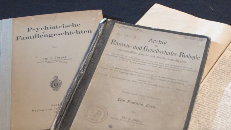 Supervision of eugenic archive documents from the 1930s 