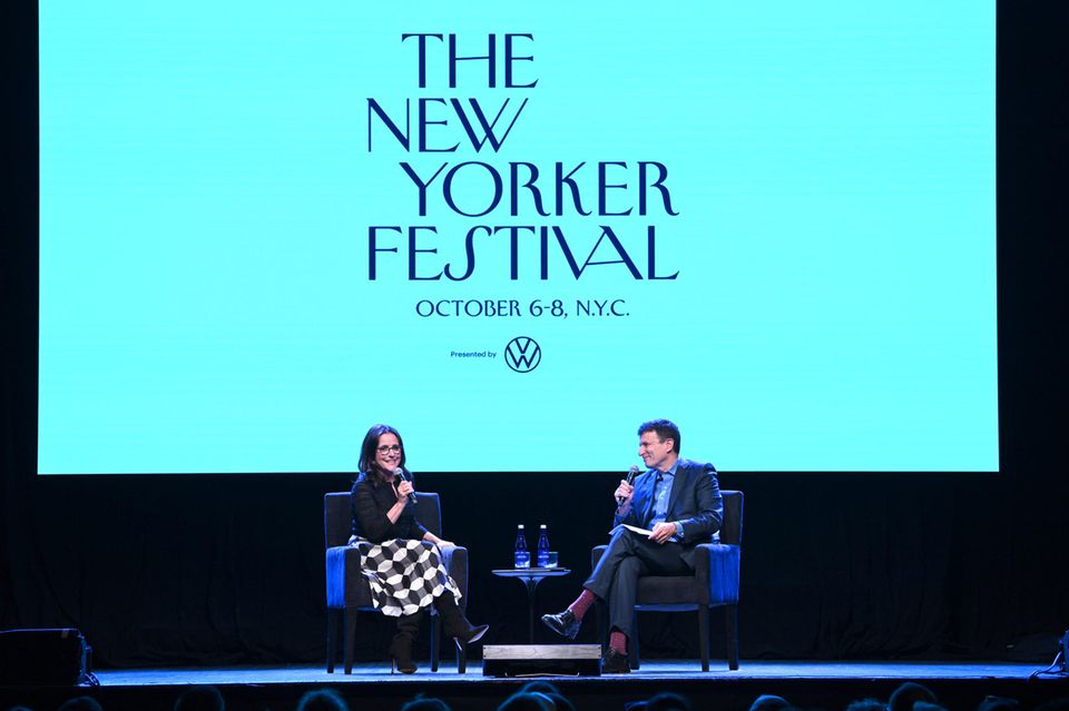 Julia Louis-Dreyfus speaks at the New York Festival