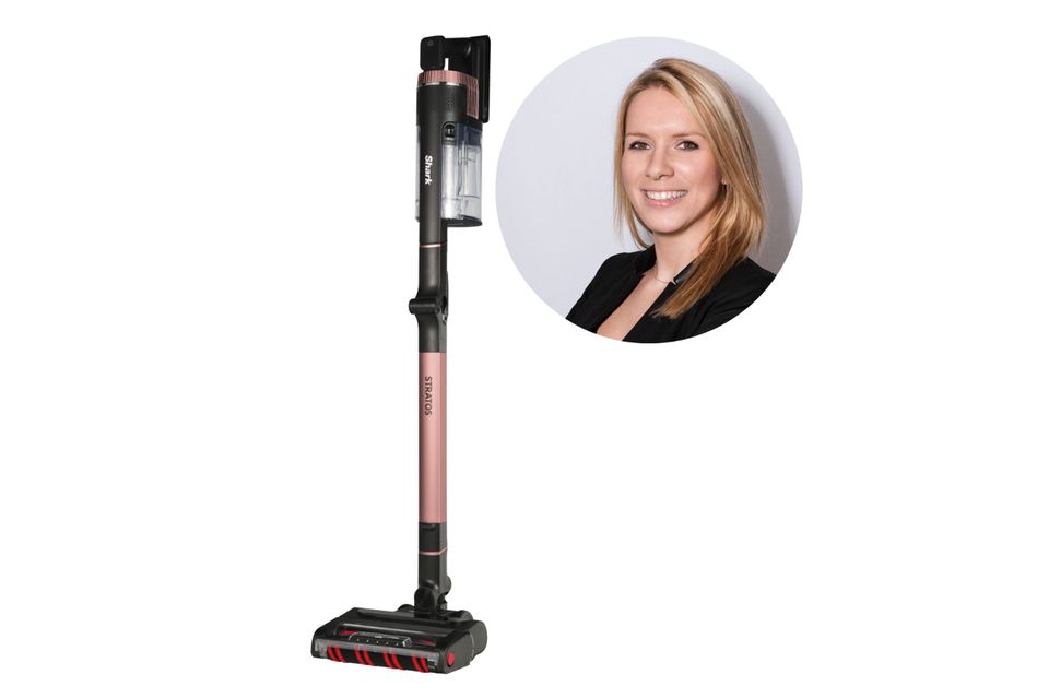 Lifestyle innovations: Our colleague Cat is testing a cordless vacuum cleaner.