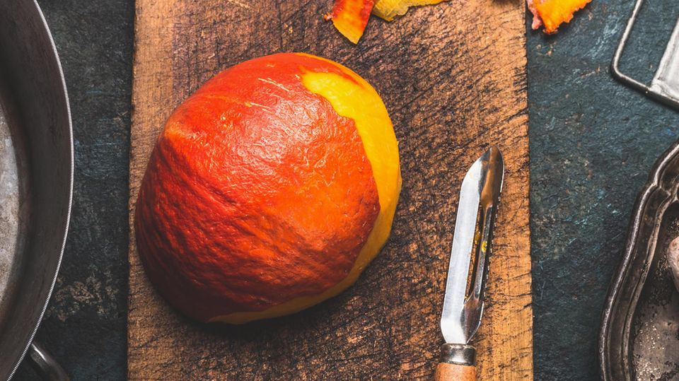 Peeling pumpkin: This is how it works