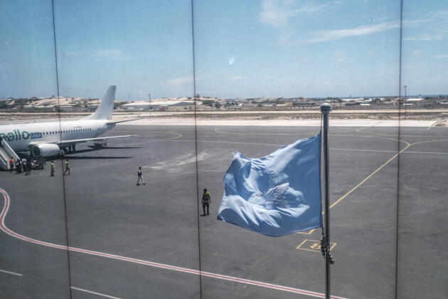 Mogadishu airport, October 19, 2023.
