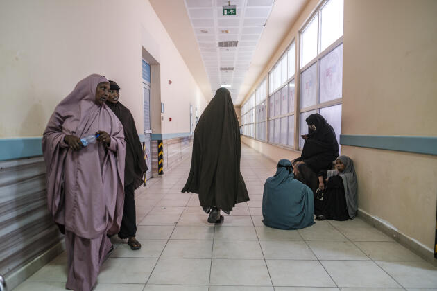 In the corridors of Recep Tayip Erdogan hospital, in Mogadishu, October 18, 2023.