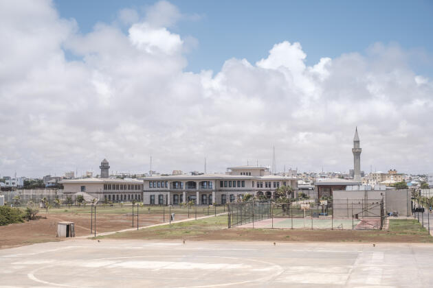 The Turkish embassy in Mogadishu, October 18, 2023.