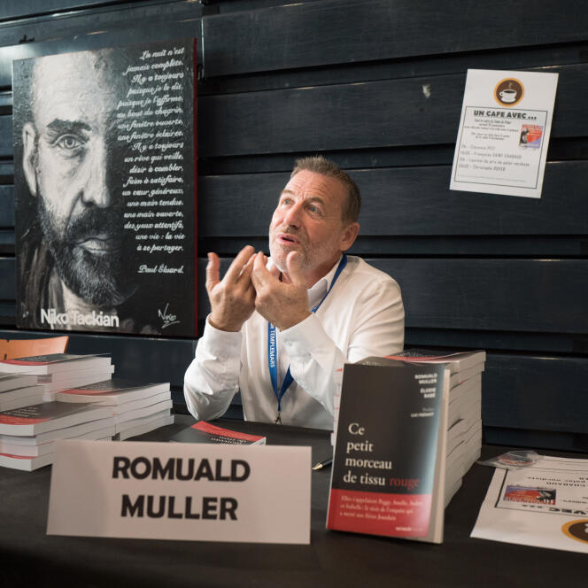 Romuald Muller at the Salon du thriller, in Templemars, September 30.