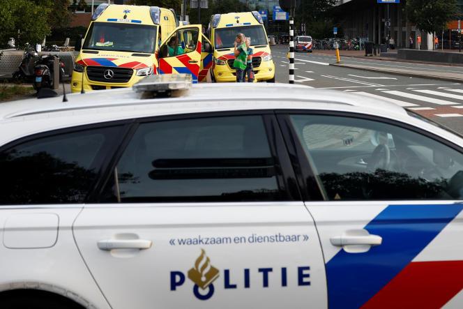 Police intervention in Rotterdam (Netherlands), September 28, 2023.