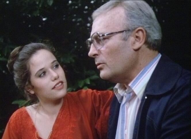 Joanne (Samantha Weysom) and Ian (Edward Woodward) in “The Appointment” (1981), by Lindsey C. Vickers.