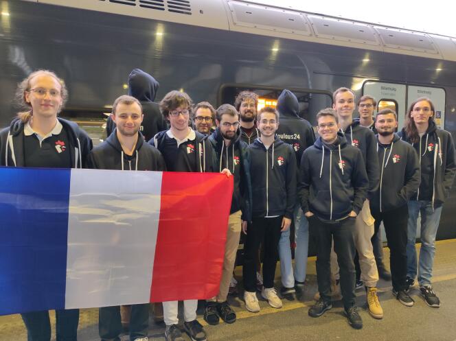 Team France 2023 from Capture The Flag on their way to Oslo station (Norway), to reach their final destination, Hamar.