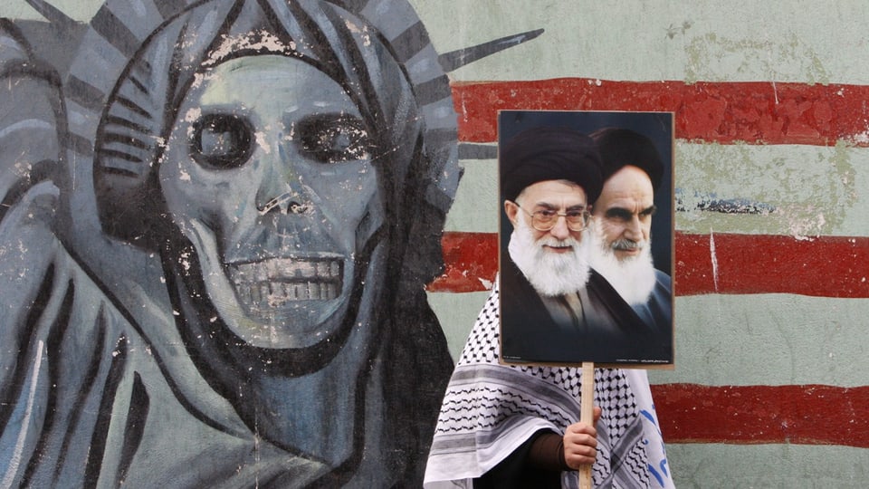 Anti-American propaganda in Tehran.