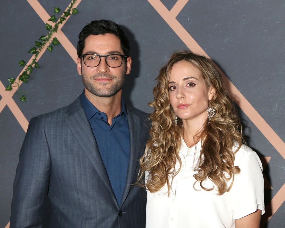 Tom Ellis and Meaghan Oppenheimer have become parents together for the first time.